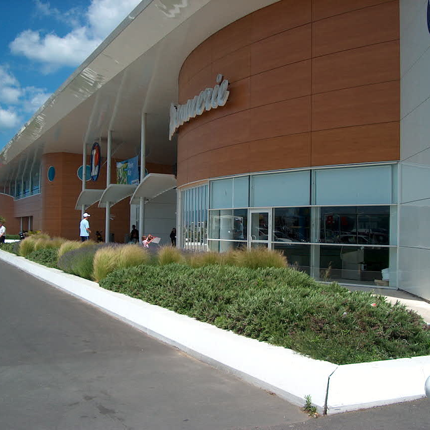 Aménagements paysagés de centres commerciaux